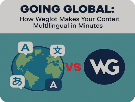 Going Global: How Weglot Makes Your Content Multilingual in Minutes