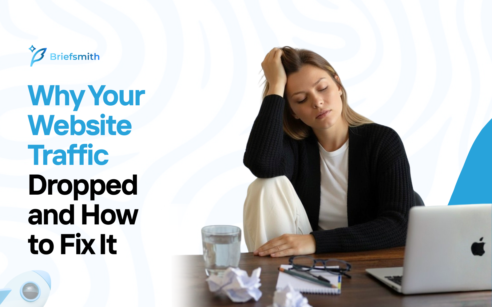 website traffic dropped